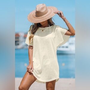 CUPSHE Knit Cover-up T-shirt dress